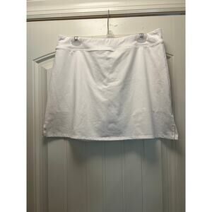 Tranquility Women’s Lightweight Active Tennis Golf Pull On Skorts Size XL White